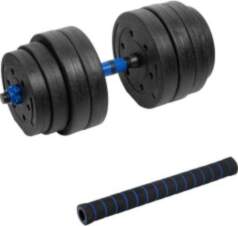 REBEL ACTIVE Adjustable bituminous dumbbell with