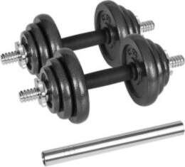 REBEL ACTIVE Adjustable dumbbells in a