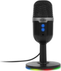 Studio microphone with BLOW LED stand