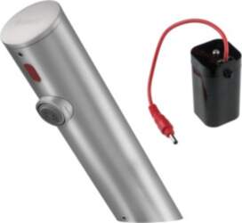 Touchless washbasin mixer without temperature control