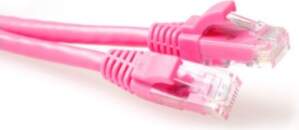 ACT Pink 1 meter U/UTP CAT6
