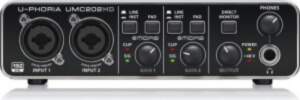 Behringer UMC202HD recording audio interface