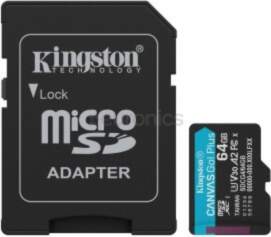 Kingston Canvas Go! Plus, microSDXC, 64