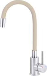 Kitchen faucet with bent spout