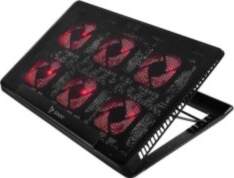 Laptop cooling pad, 6 backlit fans