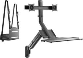 Maclean Dual Monitor Wall Mount and