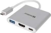 Sandberg USB-C Mini Dock HDMI+USB -