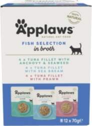 APPLAWS Fish selection multipack in broth