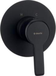 Concealed shower mixer without shower switch