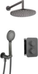 Concealed shower set with thermostatic BOX