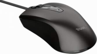 Datorpele Trust Wired Optical Mouse Black