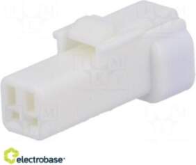 Plug; wire-wire/PCB; female; JWPF; 2mm; PIN: