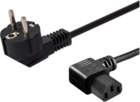 SAVIO Power cable Schuko (M) angled