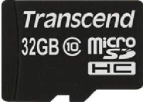 SD microSD Card 32GB Transcend SDHC