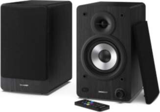 Sharp CP-SS30 Bookshelf Speakers, Black |