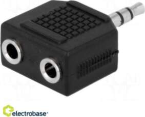 Splitter; Jack 3.5mm socket x2