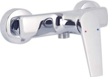 Wall-mounted shower mixer