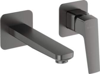 Concealed basin faucet