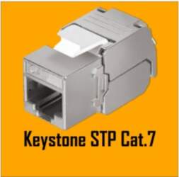 ElectroBase ® Modulārais CAT7 Keystone modulis
