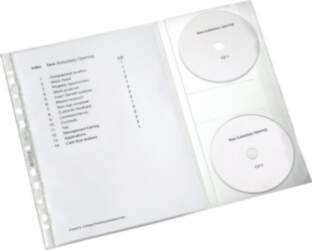Leitz Prospekthülle mit CD-Klappe - 210