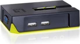 LevelOne 2-Port USB VGA KVM Switch
