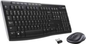 LOGITECH MK270 Wireless Combo black USB