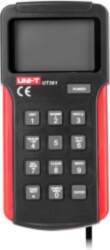 Meter, anemometer with temperature measurement function