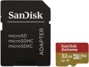 SANDISK Extreme microSDHC 32GB + SD