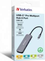 Verbatim CMH-08 USB Type-C 5000 Mbit/s
