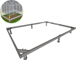 2x8 m metāla pamati