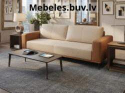 Biroja dīvāns 3v. F2041 Bēša -