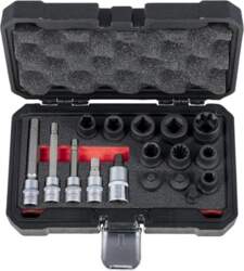 17pcs Brake Calliper Socket & Bit