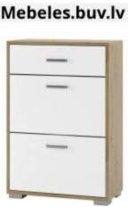 Шкафчик для обуви MR-2745 oak artisan/white