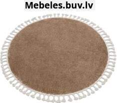 Carpet BERBER 9000 circle beige Fringe