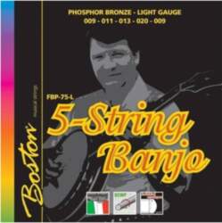 Boston string set 5-string banjo FBP-75-L