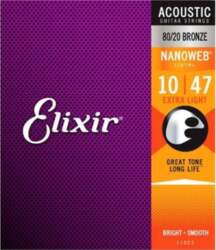 Elixir Nanoweb Extra Light Acoustiс 11002