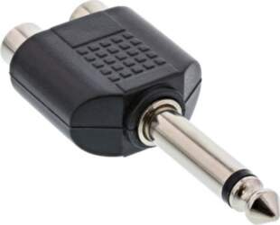 Omnitronic Adapter 2xRCA/Jack mono Adapteris