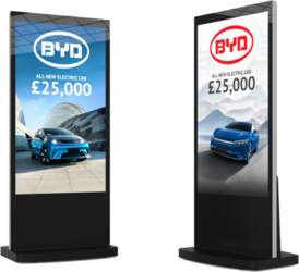 ALLSEE 55`` ANDROID FREESTANDING DIGITAL POSTERS
