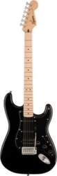 Squier Sonic Stratocaster HSS Black Elektriskā