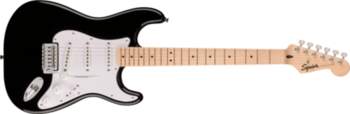 SQUIER SONIC STRATOCASTER MN Black Elektriskā