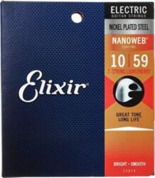 Elixir Electric Nanoweb 7-String Light/Heavy 10-59