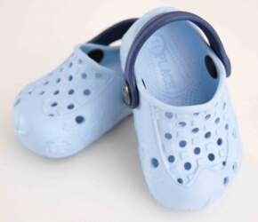 Zilas Crocs Tipa Kurpītes