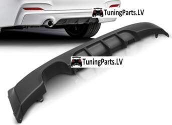 BMW F22/F23 aizmugurējā bampera diffuzors M-performance