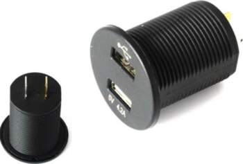 Ligzda 12 / 24V 2xUSB 4