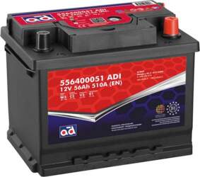 AD 56Ah 510A Akumulators
