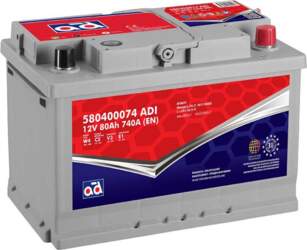 AD 80Ah 740A Akumulators