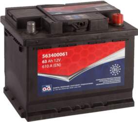 AD 63Ah 610A Akumulators