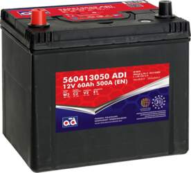 AD 60Ah 500A Akumulators