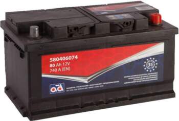 AD 80Ah 740A Akumulators