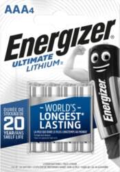ENERGIZER Ultimate Lithium AAA 4 pack